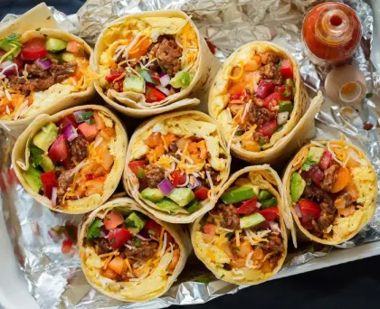 Mexican-Style Beef Burrito