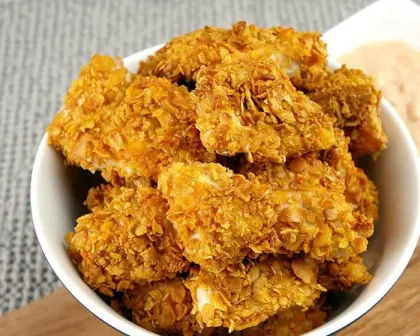 Cornflake-Crusted Chicken Bites