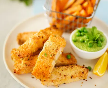 Golden Salmon Fish Fingers