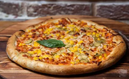 Loaded Chicken Pizza