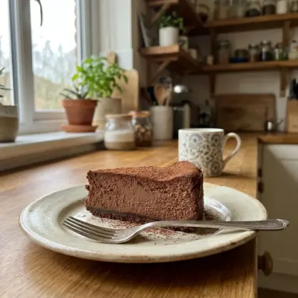 Chocolate Protein Cheesecake
