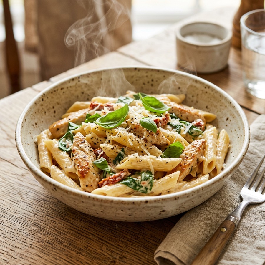 Chicken penne pasta