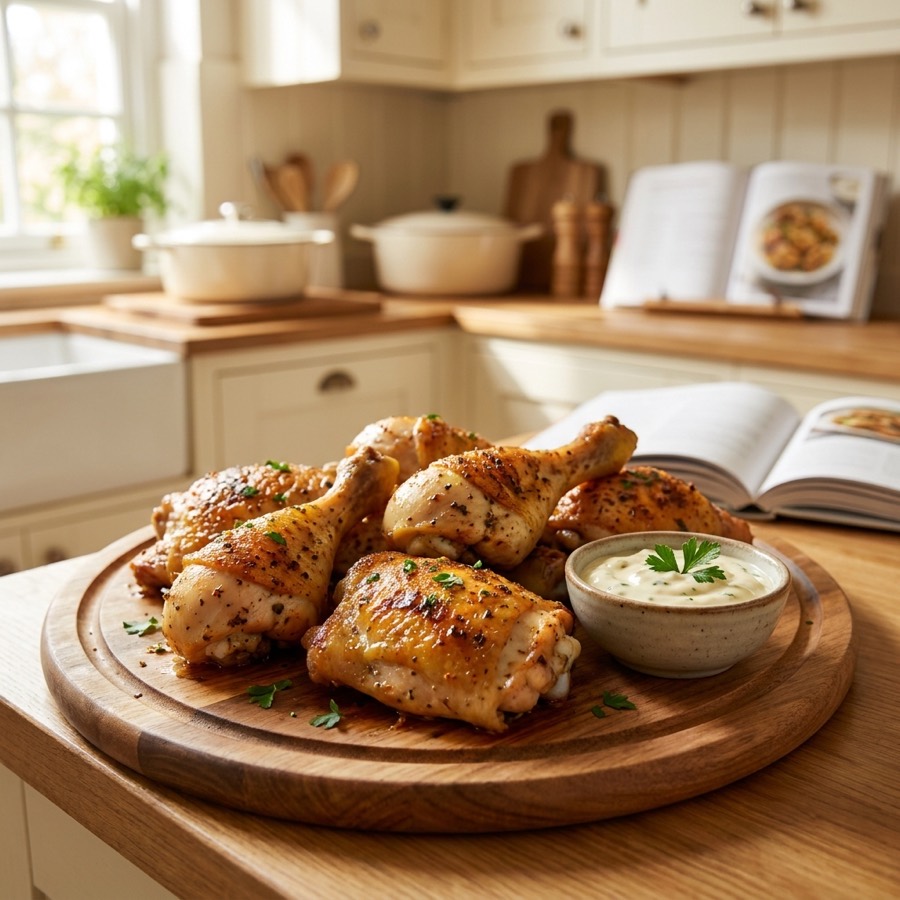 Crispy baked chicken