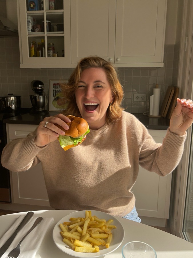 Eating the food you love, at your own table, without the guilt script
